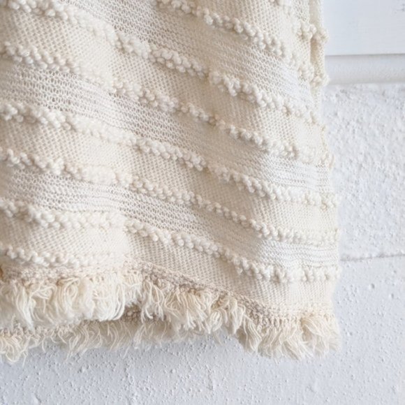 Anthropologie Adia eri + ali ivory, textured sweater size medium - Picture 6 of 7